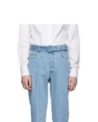Мужские голубые джинсы от Prada