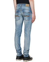 Мужские голубые джинсы от Nudie Jeans