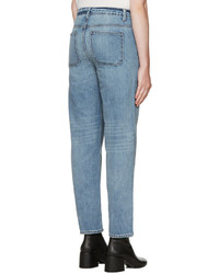 Женские голубые джинсы от Helmut Lang