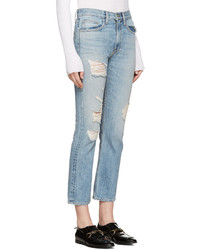 Женские голубые джинсы от Brock Collection