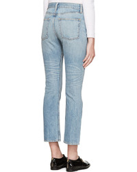 Женские голубые джинсы от Brock Collection