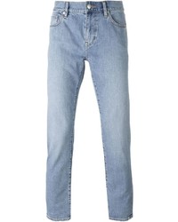 Мужские голубые джинсы от Burberry