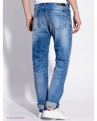 Мужские голубые джинсы от Calvin Klein