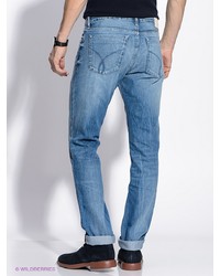 Мужские голубые джинсы от Calvin Klein