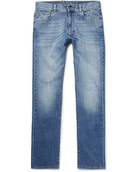 Мужские голубые джинсы от Canali