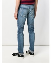 Мужские голубые джинсы от Saint Laurent