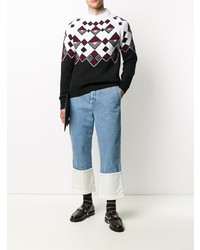 Мужские голубые джинсы от Loewe