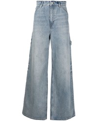 Мужские голубые джинсы от Courrèges