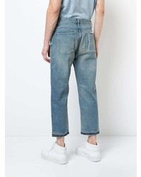 Мужские голубые джинсы от John Elliott