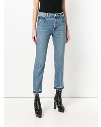 Женские голубые джинсы от Helmut Lang