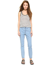 Женские голубые джинсы от Vince
