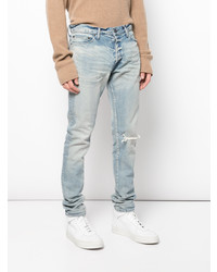 Мужские голубые джинсы от John Elliott