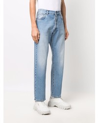 Мужские голубые джинсы от Moschino