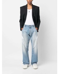 Мужские голубые джинсы от Balmain