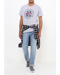 Мужские голубые джинсы от F5