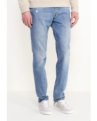 Мужские голубые джинсы от F5