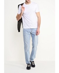 Мужские голубые джинсы от F5