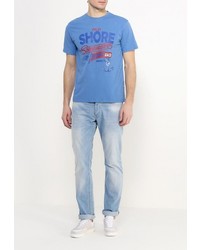 Мужские голубые джинсы от F5