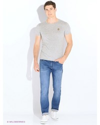 Мужские голубые джинсы от F5