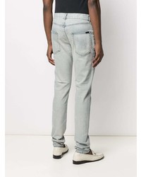 Мужские голубые джинсы от Saint Laurent