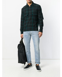 Мужские голубые джинсы от Pence