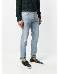 Мужские голубые джинсы от Pence