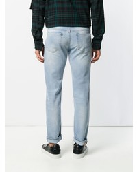 Мужские голубые джинсы от Pence