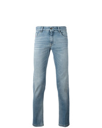 Мужские голубые джинсы от Fendi