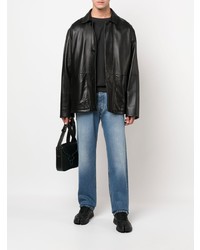 Мужские голубые джинсы от Maison Margiela