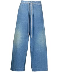 Мужские голубые джинсы от Greg Lauren