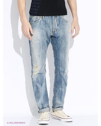 Мужские голубые джинсы от GUESS