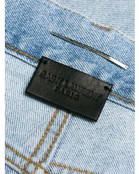 Мужские голубые джинсы от Saint Laurent