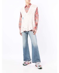 Мужские голубые джинсы от Doublet