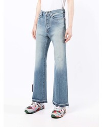 Мужские голубые джинсы от Doublet