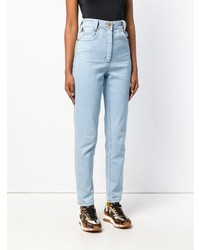 Женские голубые джинсы от Versace