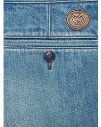 Мужские голубые джинсы от Gucci