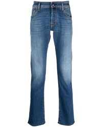 Мужские голубые джинсы от Jacob Cohen