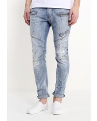 Мужские голубые джинсы от Just Cavalli