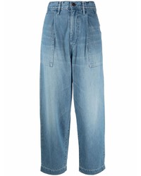 Мужские голубые джинсы от KAPITAL