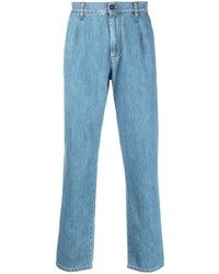 Мужские голубые джинсы от Kiton
