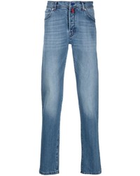 Мужские голубые джинсы от Kiton