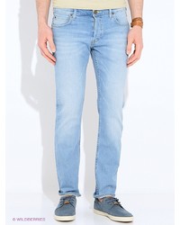 Мужские голубые джинсы от Lee