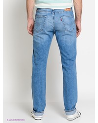 Мужские голубые джинсы от Levi's