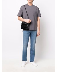 Мужские голубые джинсы от Z Zegna