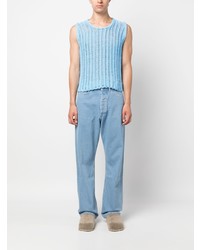 Мужские голубые джинсы от Nanushka