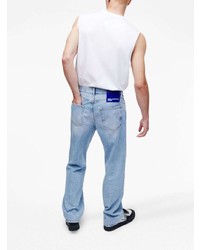 Мужские голубые джинсы от KARL LAGERFELD JEANS