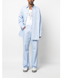 Мужские голубые джинсы от Raf Simons