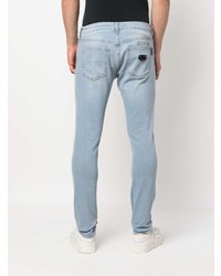 Мужские голубые джинсы от Philipp Plein