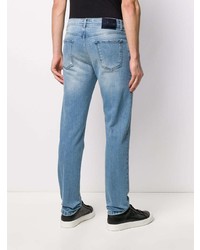 Мужские голубые джинсы от Kiton