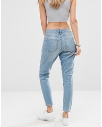 Женские голубые джинсы от Noisy May